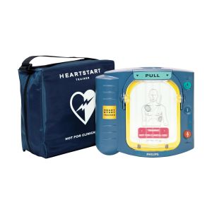 Défibrillateur de formation HS1 Trainer avec une housse de transport en nylon