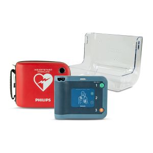 Image of HeartStart FRx AED Easy Bundle with Carry Case and Wall Mount