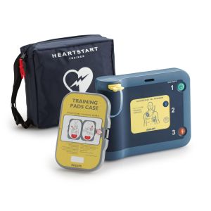 Défibrillateur de formation FRx Trainer avec l'Électrodes de formation pour FRx et une housse de transport en nylon